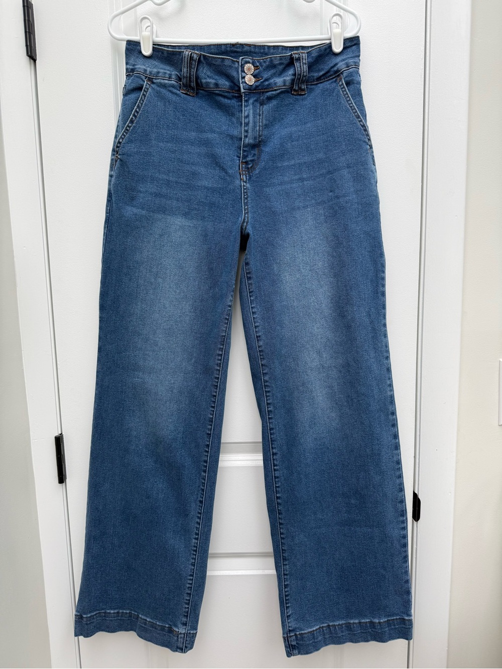 High Ride Wide Leg Women’s Jeans Medium Wash Size 10